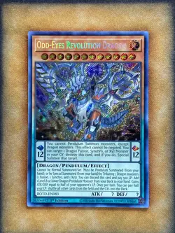 Yugioh Odd-Eyes Revolution Dragon ROTD-EN083 Secret Rare 1st Ed NM - Image 1