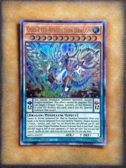 Yugioh Odd-Eyes Revolution Dragon MP21-EN157 Ultra Rare 1st Ed NM - Image 1