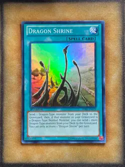 Yugioh Dragon Shrine SDBE-EN019 Super Rare 1st Ed LP - Image 1
