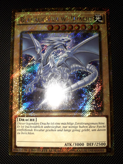 Yu-Gi-Oh! Blauaugiger w. Drache, MVP1-DEGV4, Gold SCR, Limitiert, Deutsch, NM-EX - Image 2