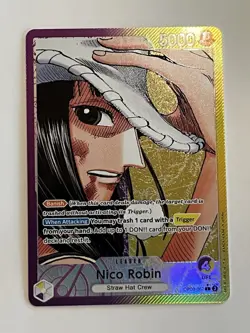 Nico Robin OP09-062 Leader Alt Art English NM One Piece Card - Image 1
