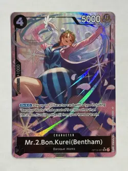 One Piece OP14-091 MR.2.BON.KUREI (Bentham) Alt Art English - Image 1