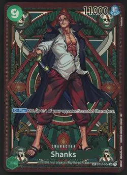 One Piece English ST16-004 Special Alternate Art Green Shanks SR - Image 1