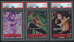 5x PSA 10 One Piece Chinese 1st Anniversary Luffy Zoro Chopper Sanji Robin Set - Image 3