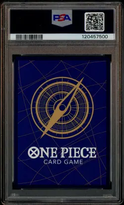 2023 One Piece EN Serialized Top Prize #120 Shanks 0205/1000 PSA 10 GEM MINT - Image 3