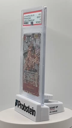 2023 One Piece OP-02 EN Manga Alternate Art #013 Portgas D Ace PSA 10 GEM MINT - Image 2
