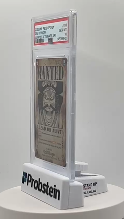 2025 One Piece OP13 EM Wanted Alternate Art #118 Gol D. Roger PSA 10 GEM MINT - Image 2