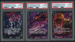 Lot (5) PSA 10 Five Elders Demon God Pack One Piece Sequential AA PSA 10 Set - Image 3