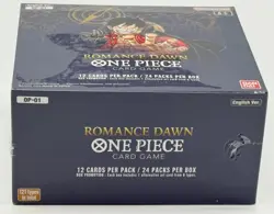 One Piece EN Romance Dawn Booster Box Sealed Wave 1 Blue Bottom w/ Plastic Case - Image 4