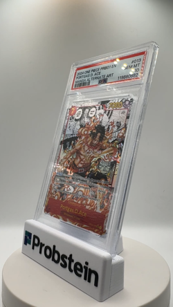 2024 One Piece PRB01 En Manga Alternate Art #013 Portgas D. Ace PSA 10 GEM MINT - Image 2