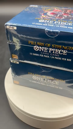 Lot of (2) One Piece EN OP-03 Pillars of Strength Booster Boxes Sealed - Image 2