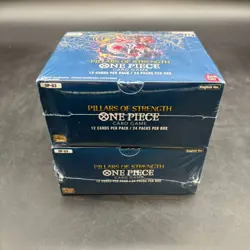 Lot of (2) One Piece EN OP-03 Pillars of Strength Booster Boxes Sealed - Image 5