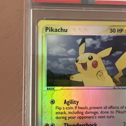 2004 Pokemon Pikachu Rev Foil Magma VS Aqua 43/95 EX-MT PSA GRADED 6 - Image 5