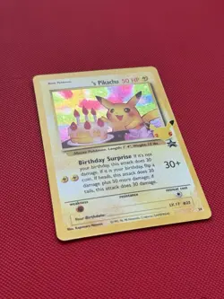 Pokemon TCG Birthday Pikachu Promo Holo 24/53 English - Image 3