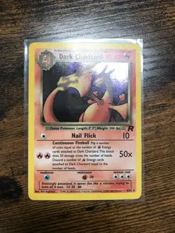 Dark Charizard 4/82 Team Rocket Holo Unlimited Pokemon TCG - Image 2