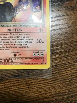 Dark Charizard 4/82 Team Rocket Holo Unlimited Pokemon TCG - Image 5