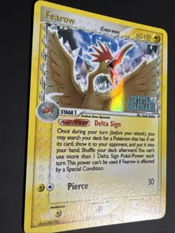 Pokemon TCG Fearow 18/100 Reverse Holo Rare Stamped EX Crystal Guardians NM - Image 4