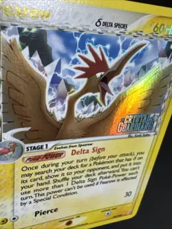 Pokemon TCG Fearow 18/100 Reverse Holo Rare Stamped EX Crystal Guardians NM - Image 5