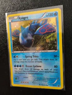 2015 Pokemon TCG - Kyogre - #XY51 - Black Star Promo - Holo - LP/MP Condition - Image 1