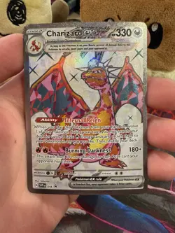 2024 Pokemon Scarlet & Violet Charizard ex #56 Black Star Promo - NM - Image 1