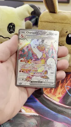 2024 Pokemon Scarlet & Violet Charizard ex #56 Black Star Promo - NM - Image 2
