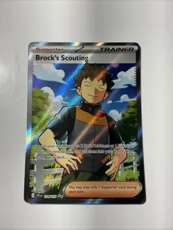 Brock's Scouting 179/159 Sv09: Journey Together Holo Pokemon TCG - Image 1