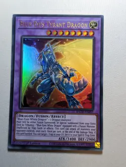 YuGiOh! Blue-Eyes Tyrant Dragon - BACH-EN037 - 1st Edition - Ultra Rare [NM] - Image 1