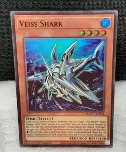 Yu-Gi-Oh! Veiss Shark *SUPER RARE* MZMU-EN034 1st Edition NM - Image 1