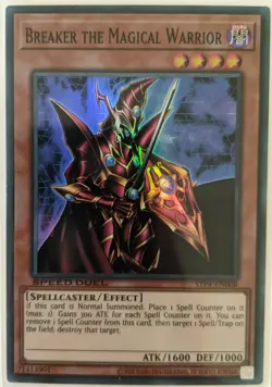YuGiOh Breaker the Magical Warrior Super Rare STP4-EN008 - Image 1