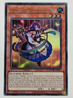 YuGiOh - MZMU-EN017 Sanaki the Mikanko Devotee - Ultra Rare - Image 1