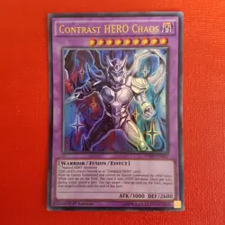 Yugioh Contrast HERO Chaos SDHS-EN041 1st Edition - Image 1