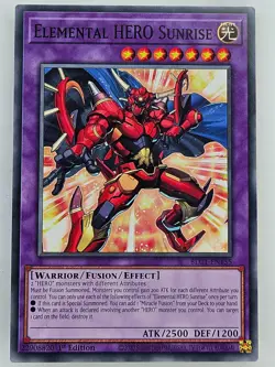 Yu Gi Oh - BLC1-EN155 Elemental Hero Sunrise - Common/Short Run - Image 1