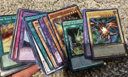 *** 100 YUGIOH CARDS *** MIXED NO DUPLICATES LOT! W/ 20 RARES AND HOLOS - Image 3