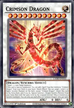 Crimson Dragon - 1st Edition L5DD-ENY41 - NM - YuGiOh - Image 1