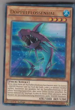 YU-GI-OH Doppelflossenhai Ultra Rare DUSA-DE001 NEU! - Image 1