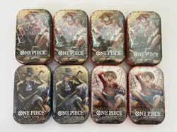 One Piece TCG Tin Pack Set Vol. 2 TS-02 Lot Of 8 English 16 packs - Image 1