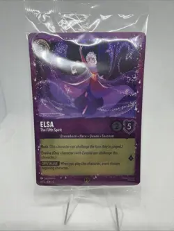 Elsa - The Fifth Spirit 6/P3 [Glitter Foil] SEALED Promo Disney Lorcana - Image 1