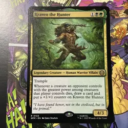 MTG Magic the Gathering Kraven the Hunter (133/314) Marvel's Spider-Man M/NM Reg - Image 1