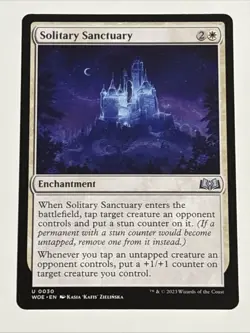 MTG Wilds of Eldraine Solitary Sanctuary 0030 NM - Image 1