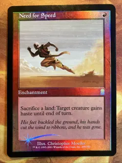 MTG Foil Need for Speed Odyssey Very Lightly Played Condition Red Rare!! - Image 1