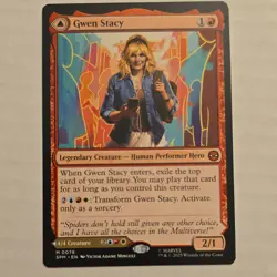 Magic: The Gathering Marvel Gwen Stacy, Ghost-Spider Card 2025 - Image 1