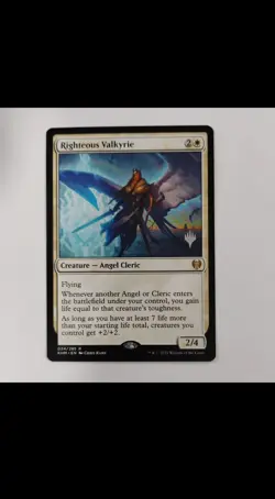 Righteous Valkyrie - Promo Pack: Kaldheim (024/285) - MtG - MINT - Image 1