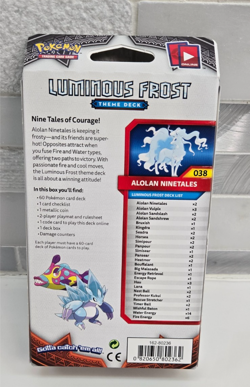 Pokemon Sun & Moon Burning Shadows-Luminous Frost Theme Deck (Alolan Ninetales) - Image 2