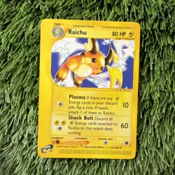 Pokemon TCG Expedition - Raichu 61/165 Non-Holo Rare LP - Image 1