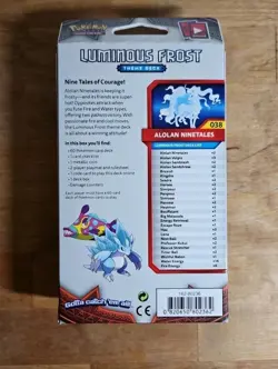 *Sealed* Pokemon TCG Sun & Moon Luminous Frost Theme Deck - Image 2