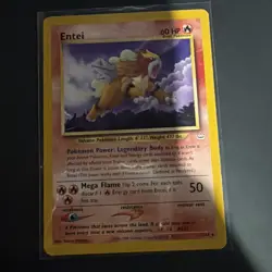 Pokemon Entei Rare 17/64 Neo Revelation WOTC 2001 Non-Holo LP - Image 1