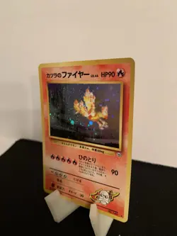 Pokemon Blaine's Moltres Holo Rare Challenge from the Darkness 90 HP Japanese - Image 3