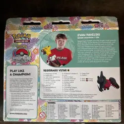 Pokemon TCG World Championship Deck 2024 Honolulu Evan Pavelski, Regidrago Vstar - Image 2