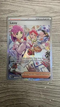 Pokemon TCG: Lacey 172/142 - SV Stellar Crown SIR - NM - Image 1
