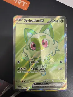Pokemon TCG Sprigatito EX Full Art Card 251/217 Ascended Heroes Ultra Rare NM - Image 1